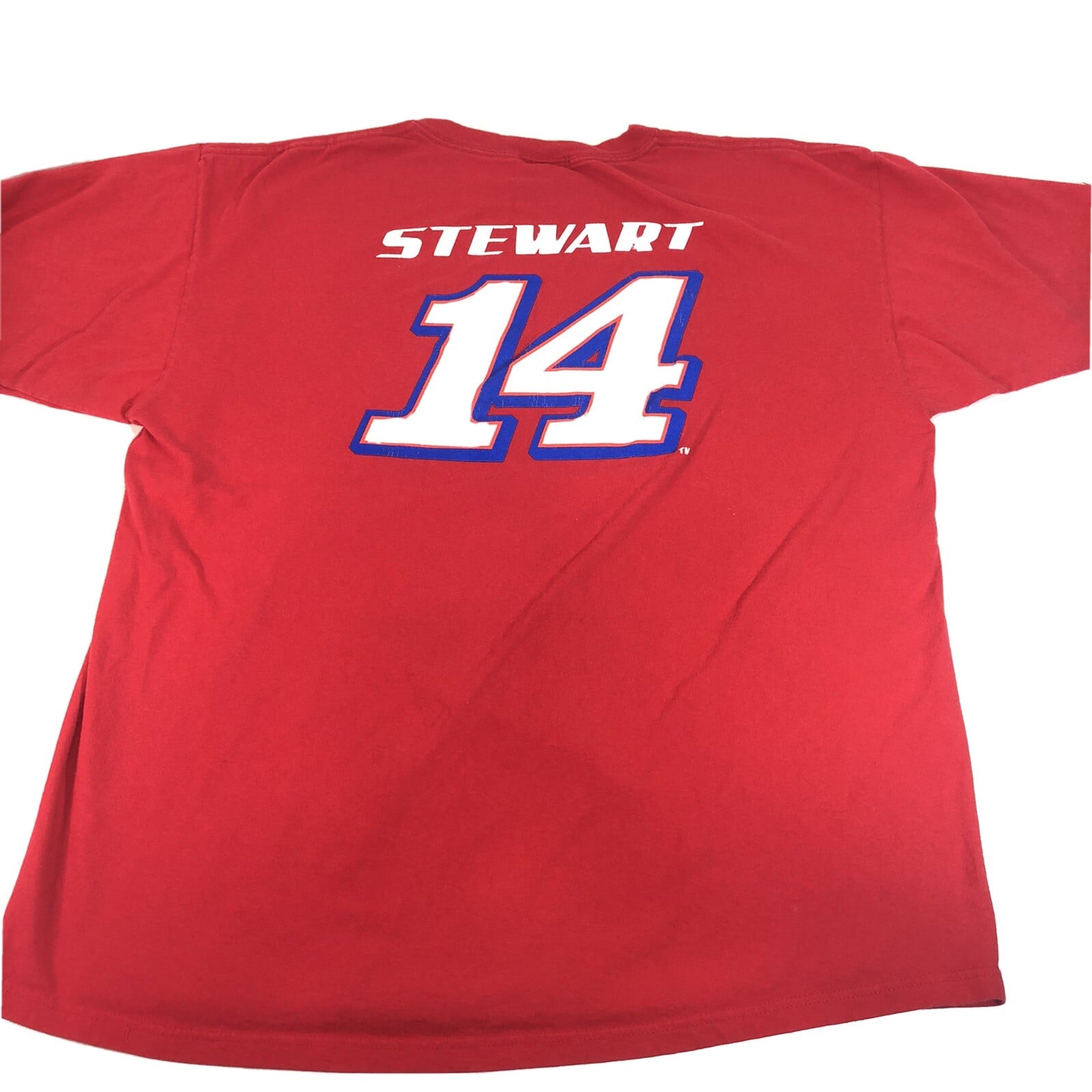 Tony Stewart #14 Shirt 2XL, Red, Winners Circle Short Sleeve, Graphic