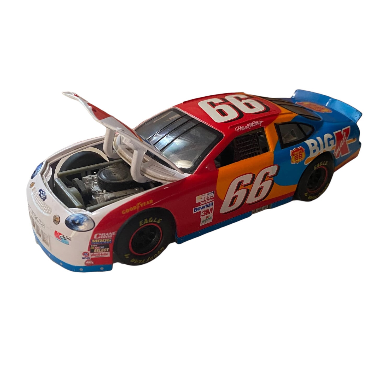 VTG Darrell Waltrip #66 Big Kmart 1:24 Scale Diecast NASCAR Ford Taurus 1998