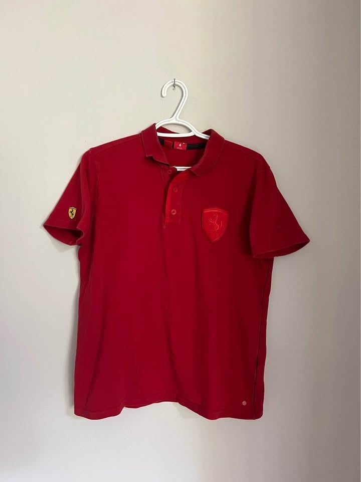 Men’s Puma Ferrari Racing Polo Shirt F1 Official Product