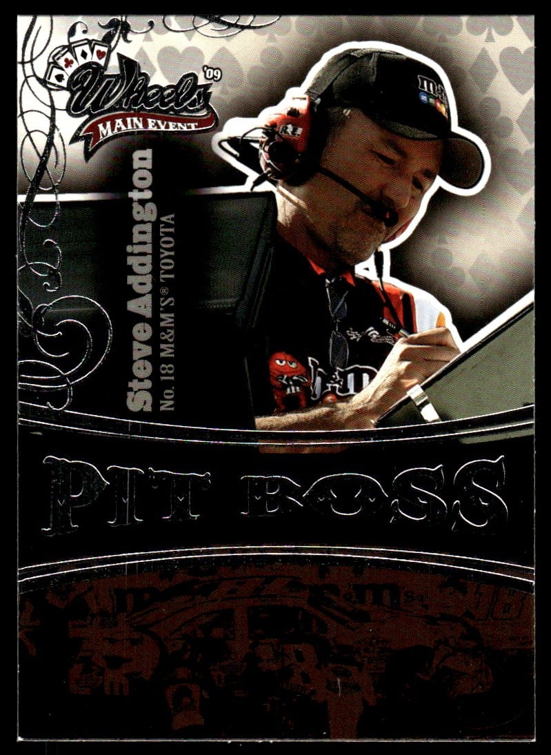 Steve Addington 2009 Wheels Main Event #51 NASCAR READ FREE SHIP AutographDen